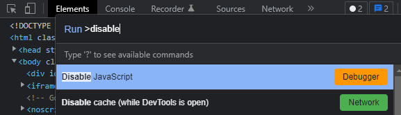 Chrome DevTool