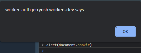 An attempt to get document.cookie using JavaScript